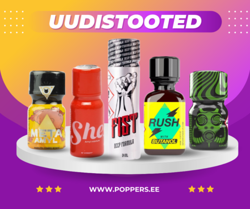 Poppers Mix Rush, Fist, Amyl, Pentyl. Online Discreet Shop in Baltics